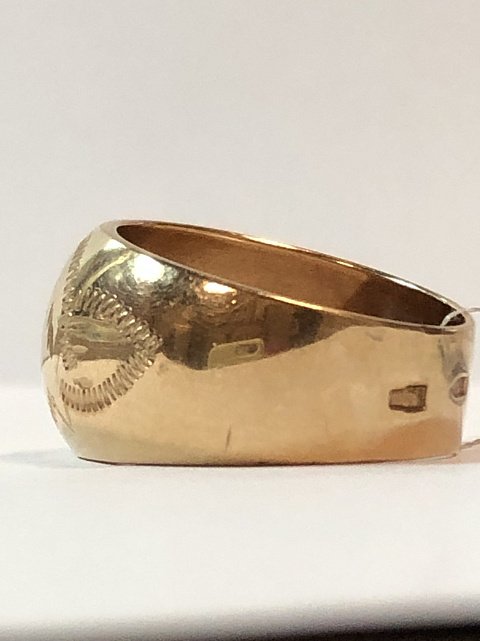 Обручальное кольцо из красного золота (33464365)  1