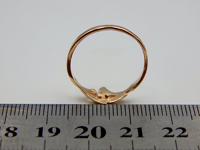 Кольцо из красного золота (33678520)  3