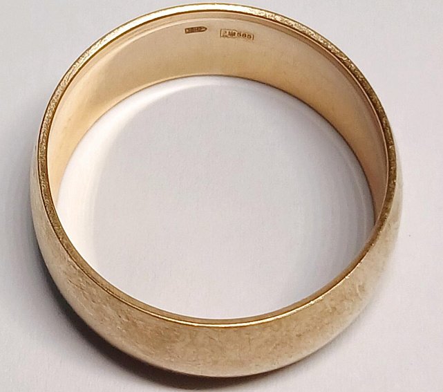 Обручальное кольцо из красного золота (33665508)  2