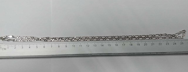 Срібний ланцюг з плетінням Фантазійне (27459278) 2