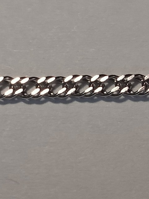 Срібний ланцюг із плетінням Подвійний ромб (30256667) 1