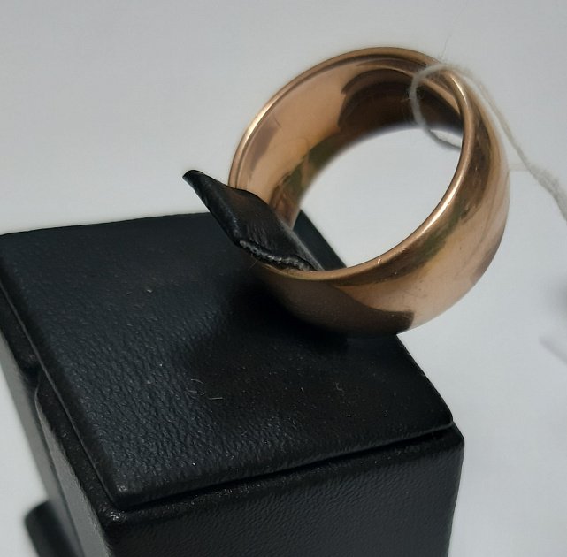 Обручальное кольцо из красного золота (31385991)  8