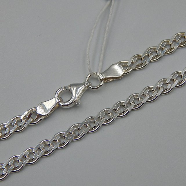Срібний ланцюг з плетінням Нонна (32359987) 0