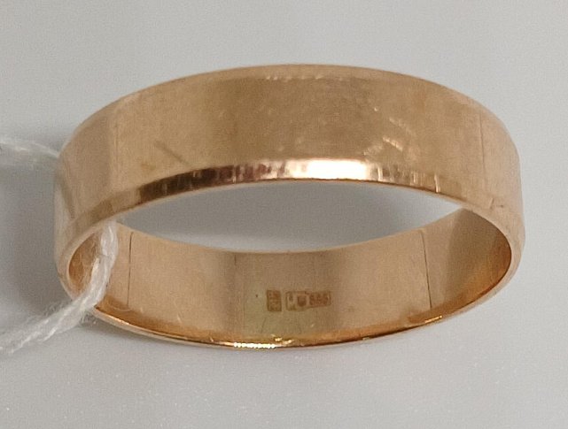 Обручальное кольцо из красного золота (33275798) 3