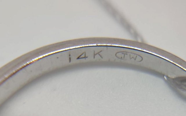 Кольцо из белого золота с бриллиантом (-ми) (27418203) 2