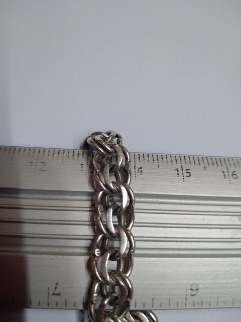 Срібний ланцюг із плетінням Бісмарк (32374735) 1