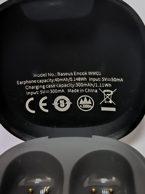 Навушники Baseus Encok TWS WM01 3
