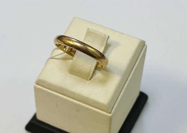 Обручальное кольцо из красного золота (33903060) 0