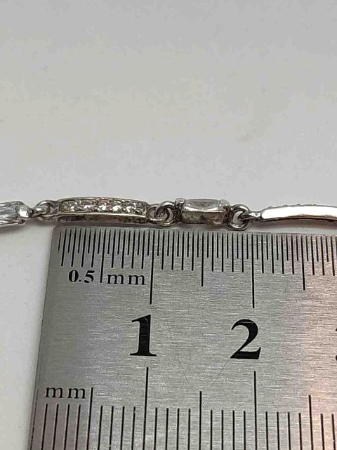 Срібний браслет із цирконієм (33774903) 2