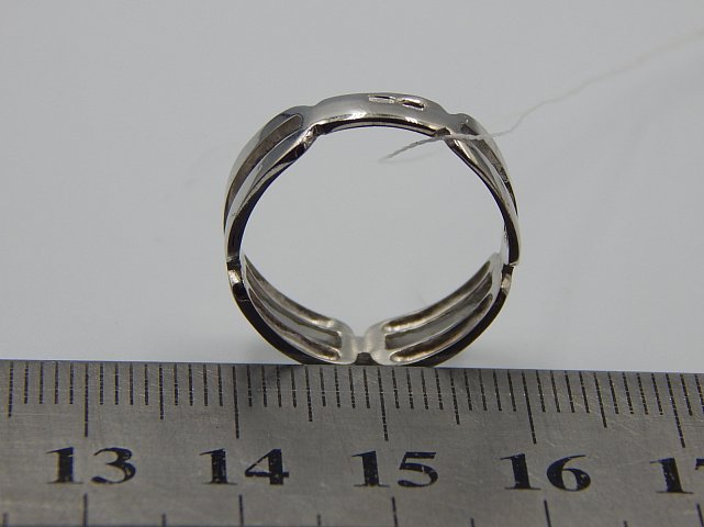 Серебряное кольцо (32440007) 3