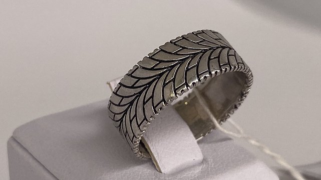 Серебряное кольцо с эмалью (31984189) 2