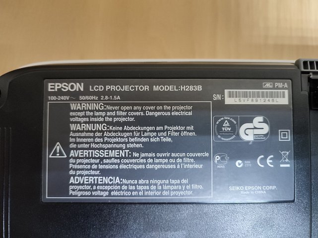 Проектор Epson PowerLite S6 H283B 3