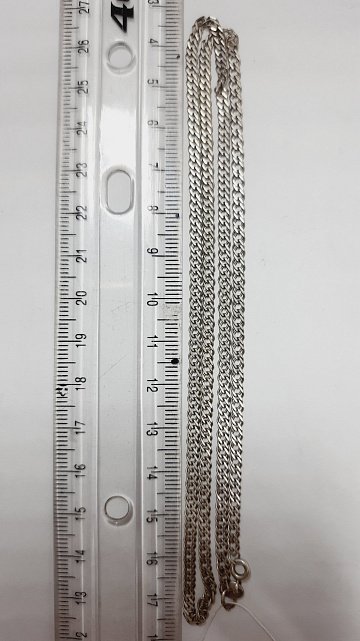 Серебряная цепь с плетением Двойной ромб (33672500) 1