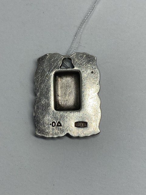 Срібний кулон з емаллю (33694438) 1
