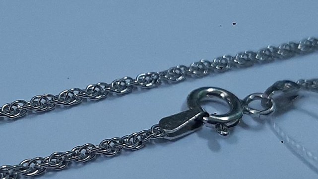 Серебряная цепь с плетением Кордовое (30627628) 0