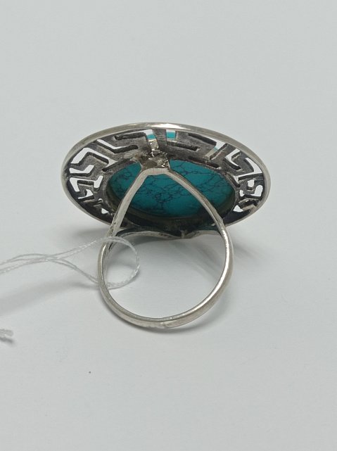 Серебряное кольцо с бирюзой (33810037) 1