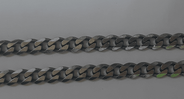 Серебряная цепь с плетением панцирное (32115358) 0