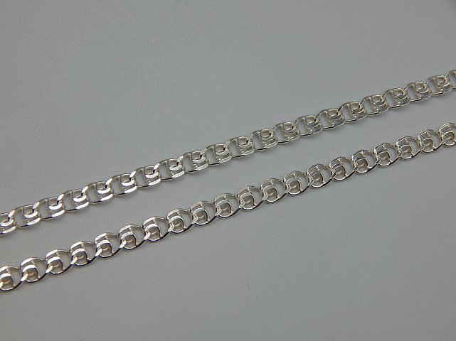 Серебряная цепь с плетением Лав (32278070) 1
