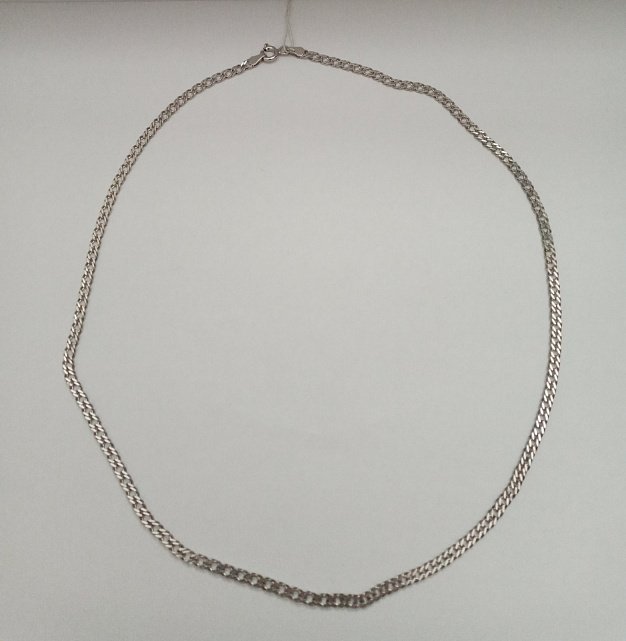 Серебряная цепь с плетением Двойной ромб (31505395) 3