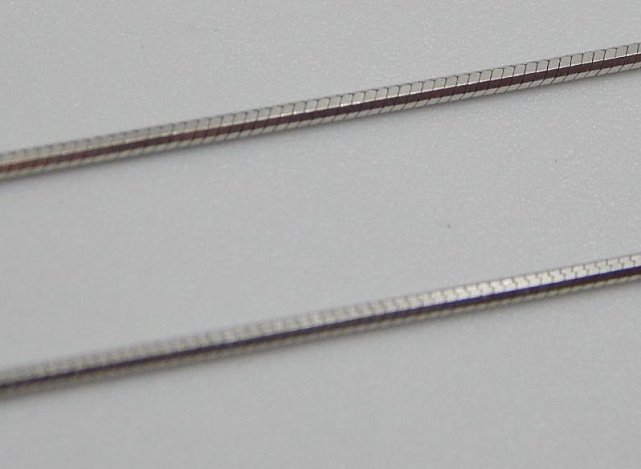 Серебряная цепь с плетением Снейк (31986415) 0