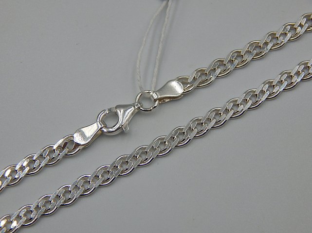 Срібний ланцюг з плетінням Нонна (32359987) 3