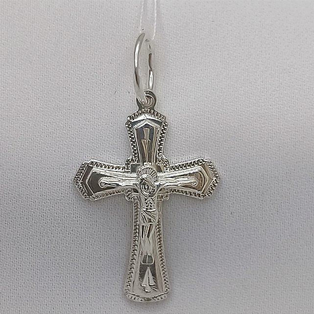 Срібний підвіс-хрест (33468286) 1