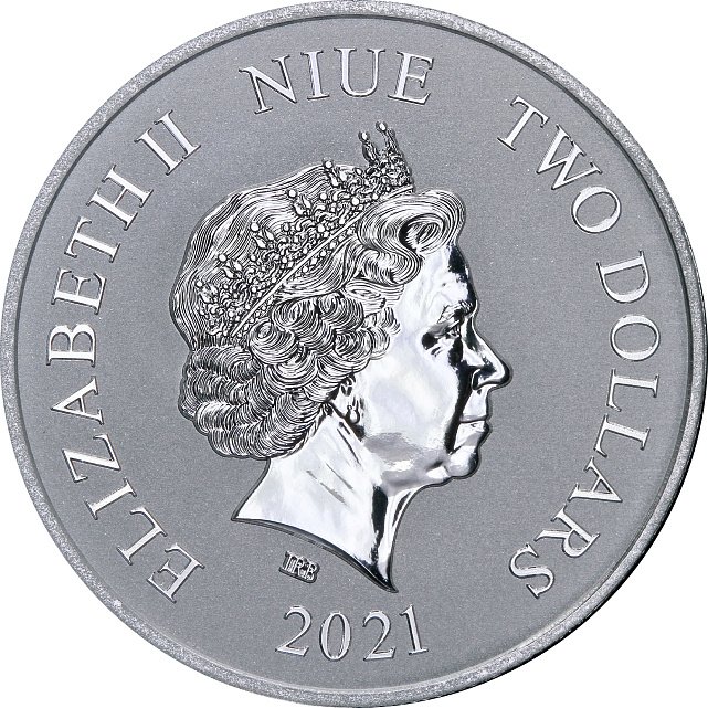 Серебряная монета 1oz Властелин Колец: Единое Кольцо 2 доллара 2021 Ниуэ (33214229) 4