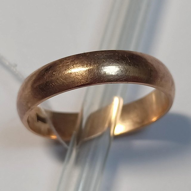 Обручальное кольцо из красного золота (33813795) 0