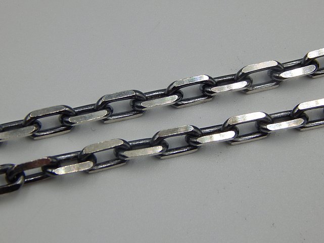 Серебряная цепь с плетением Якорное (33538107) 2
