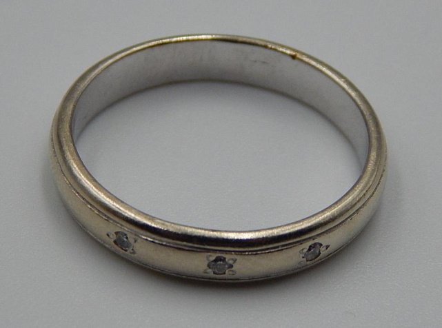 Кольцо из белого золота с бриллиантом (-ми) (31647270) 2