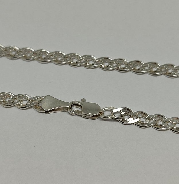 Серебряная цепь с плетением Нонна (33296040) 0