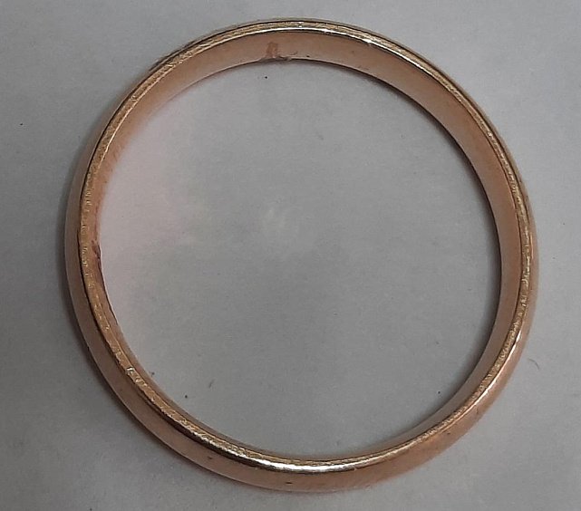 Обручальное кольцо из красного золота (33674188) 2
