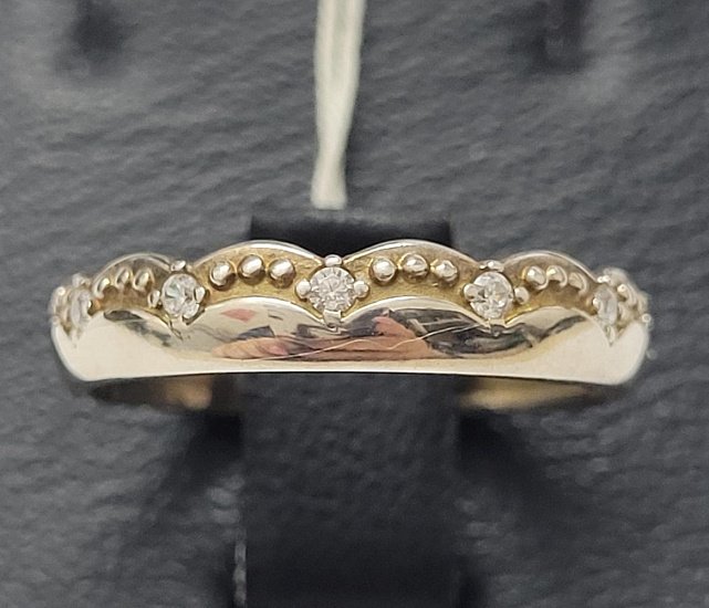 Серебряное кольцо с цирконием (30513026) 0
