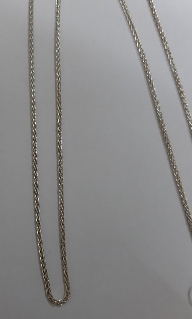 Серебряная цепь с плетением Колосок (30520524) 1