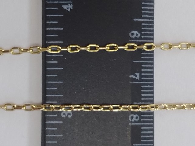 Ланцюжок з жовтого золота з плетінням Якірне (31581262) 3