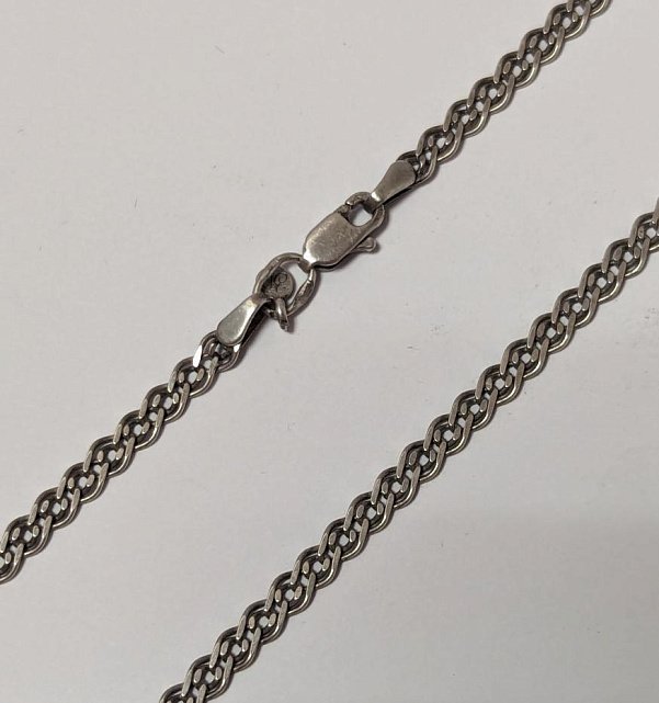 Срібний ланцюг із плетінням Нонна (33716983) 0