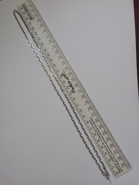 Срібний ланцюг із плетінням Якірне (33716971) 4