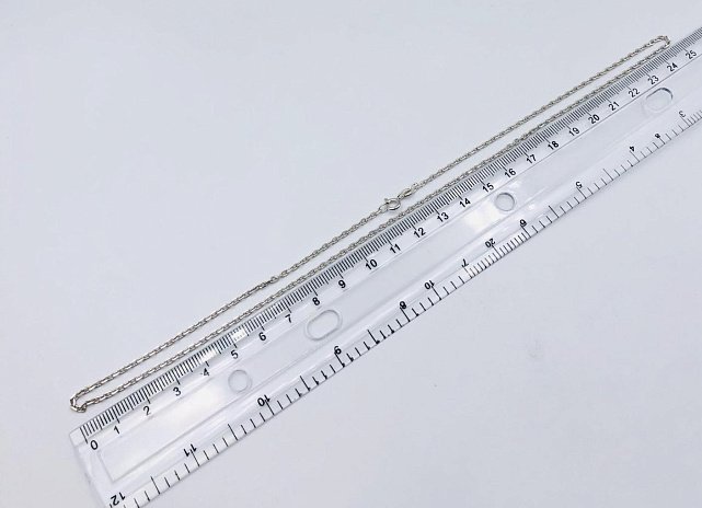 Срібний ланцюг із плетінням Якірне (33720493) 1