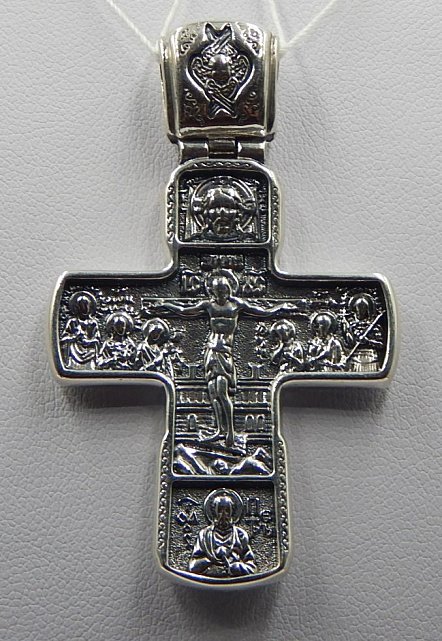 Срібний підвіс-хрест (32197933) 0