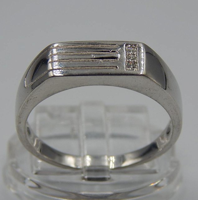 Срібний перстень з цирконієм (33847248) 0