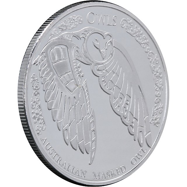 Серебряная монета 1oz Совы: Австралийские Маски 5 долларов 2022 Токелау (29244009) 9