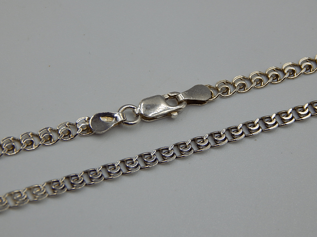Серебряная цепь с плетением Лав (31372881) 0