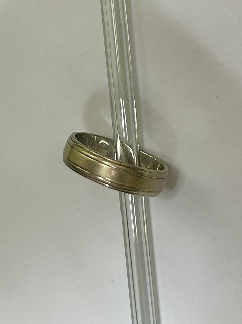 Обручальное кольцо из белого золота (33805268)  4