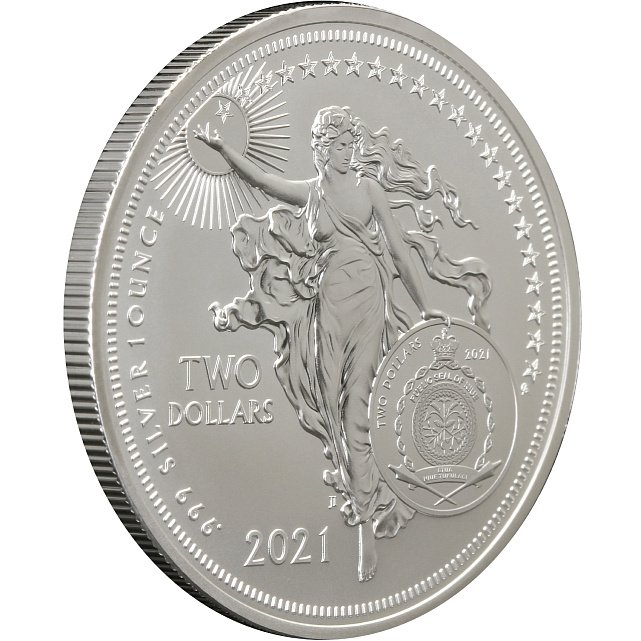 Серебряная монета 1oz Иконы Инноваций: Леонардо да Винчи 2 доллара 2021 Ниуэ (29128047) 6
