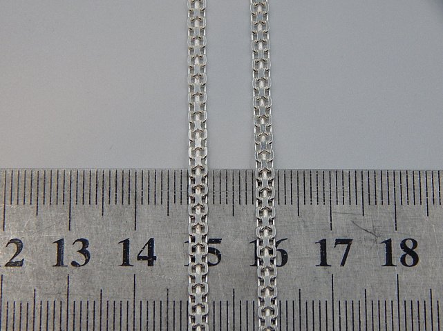 Серебряная цепь с плетением Фантазийное (32277402) 2