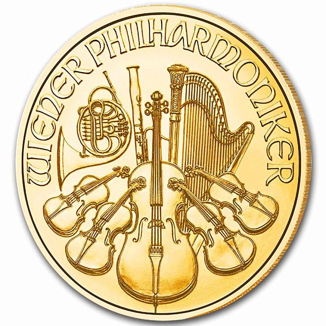 Золота монета 1/10oz Віденська Філармонія 10 Євро 2024 Австрія (33142382) 6