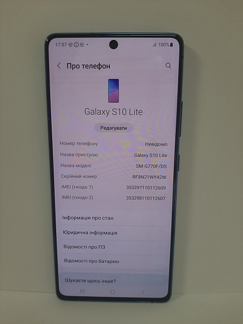 Samsung Galaxy S10 Lite (G770F) 6/128Gb Blue 6