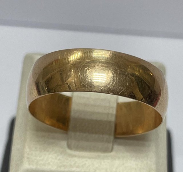 Обручальное кольцо из красного золота (33720742)  0