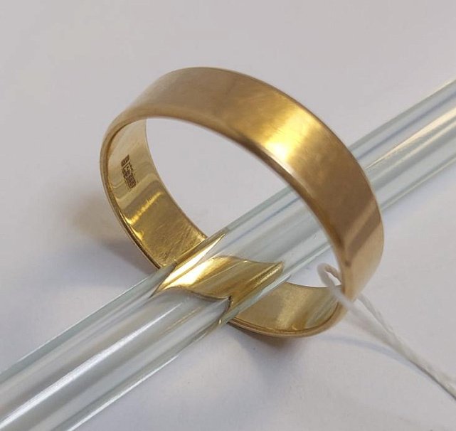 Обручальное кольцо из красного золота (33750728) 2