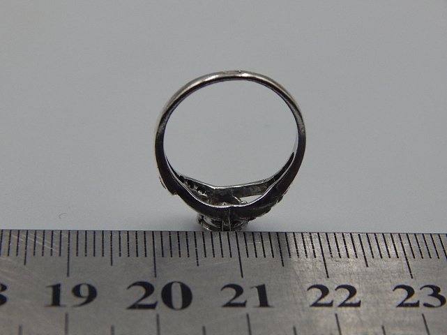 Серебряное кольцо с цирконием (31302585) 3